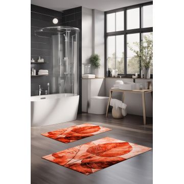 Set covorase de baie, Cartwright, CT-5409, Poliester, Multicolor