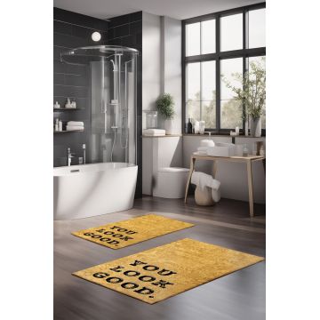 Set covorase de baie, Cartwright, CT-5414, Poliester, Multicolor