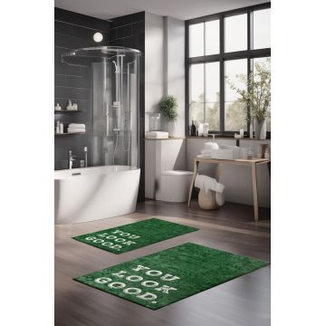 Set covorase de baie, Cartwright, CT-5415, Poliester, Multicolor