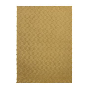 Covor Diamond Cut Galben inchis 160x230 cm