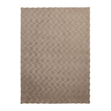 Covor Diamond Cut Taupe 80x150 cm