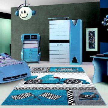 Covor Kids Albastru V1 200x290 cm