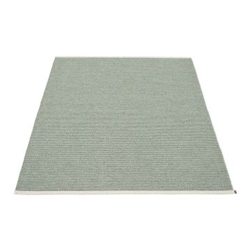 Covor pentru exterior și interior verde deschis 140x200 cm Mono Sage Army – Pappelina