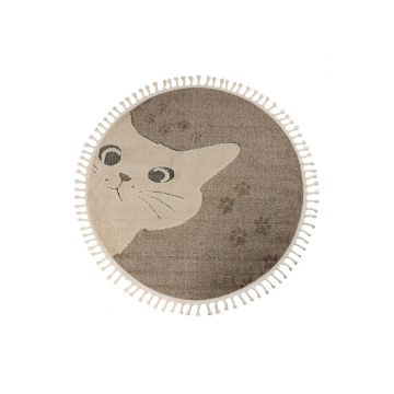 Covor rotund copii Fano Maro 133x133 cm