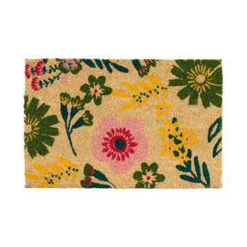 Covoraș de intrare din fibre de nucă de cocos 40x60 cm Flora – Casa Selección