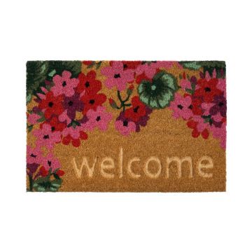 Covoraș de intrare din fibre de nucă de cocos 40x60 cm Geranio – Casa Selección