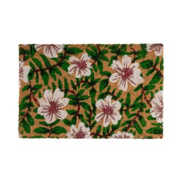 Covoraș de intrare din fibre de nucă de cocos 40x60 cm Leafy – Casa Selección