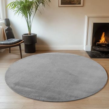 Covor Joy Gri, Rotund, D200 cm
