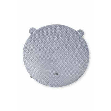 Covor pentru joaca cu urechi Catifea Royal Baby Gri 120 cm