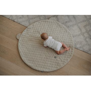 Covor pentru joaca cu urechi Catifea Royal Baby Sand 120 cm