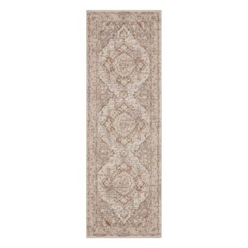 Covor tip traversă bej/crem 80x200 cm Terrain Designer Sand – Hanse Home