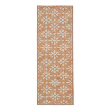 Covor tip traversă galben ocru lavabil 76x230 cm Coral Yellow – Think Rugs