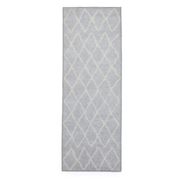 Covor tip traversă gri deschis lavabil 76x230 cm Coral Light Grey – Think Rugs