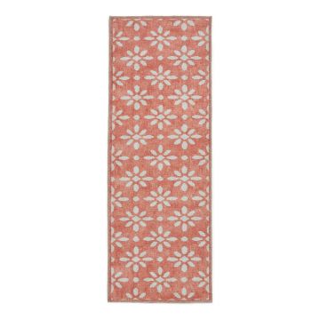 Covor tip traversă portocaliu lavabil 76x230 cm Coral Orange – Think Rugs