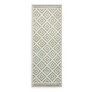Covor tip traversă verde lavabil 61x170 cm Coral Green – Think Rugs