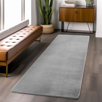 Covor traversa Joy Argintiu, 80 x 150 cm