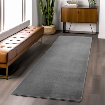 Covor traversa Joy Gri, 80 x 150 cm