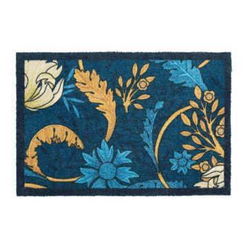 Covoraș de intrare 40x60 cm William Morris Blue – Artsy Doormats