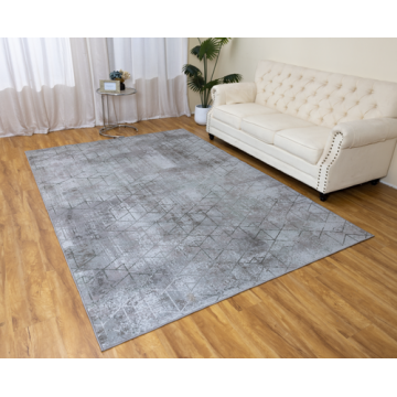Covor cu print digital 3D Honey Heinner Home, 160x230 cm, poliester 100%, spate antiderapant (Gri)