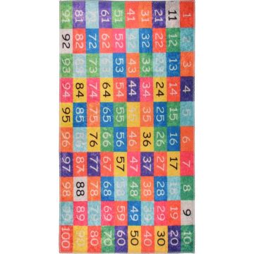 Covor de joacă pentru copii lavabil 80x120 cm One to Hundred – Vitaus