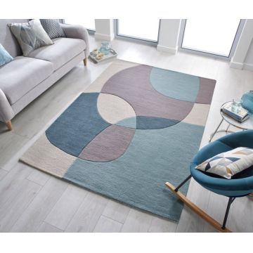 Covor Glow Albastru 120X170 cm, Flair Rugs