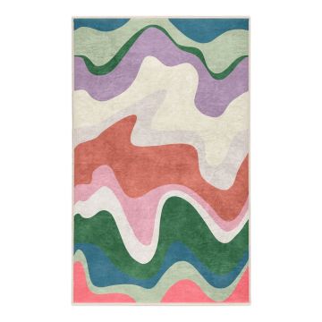 Covor lavabil 80x150 cm Squiggly Breeze – Mila Home