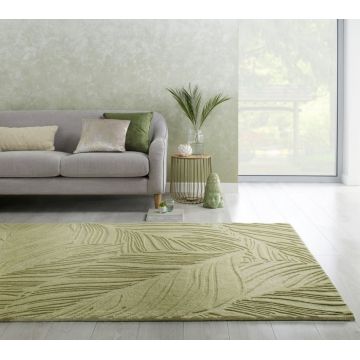 Covor Lino Leaf Sage 160x230 cm, Flair Rugs