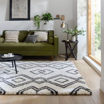 Covor Melilla Atlas Berber Ivoar 200X290 cm, Flair Rugs
