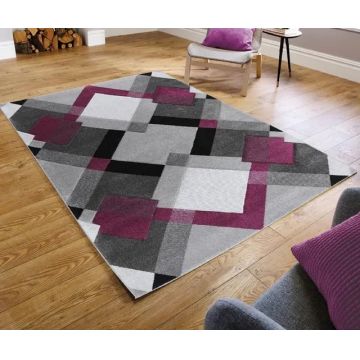 Covor Nimbus Gri/Mov 160X230 cm, Flair Rugs