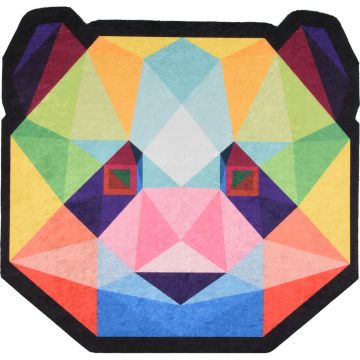Covor pentru copii lavabil ø100 cm Rainbow Panda – Vitaus