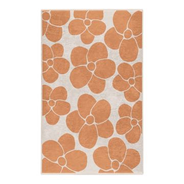 Covor portocaliu lavabil 120x180 cm Orange Meadow – Mila Home