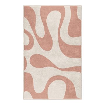 Covor roz lavabil 80x150 cm Strawberry Latte – Mila Home ieftin