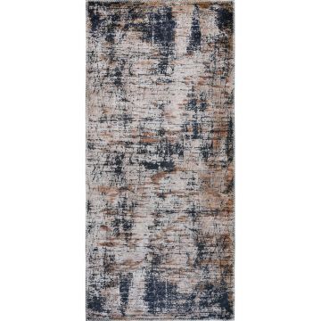 Covor tip traversă albastru lavabil 80x300 cm Abstract Colors – Vitaus