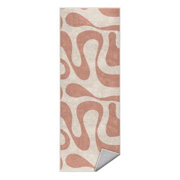 Covor tip traversă roz lavabil 80x200 cm Strawberry Latte – Mila Home ieftin