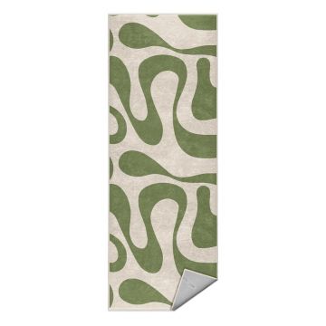 Covor tip traversă verde lavabil 60x230 cm Matcha Latte – Mila Home