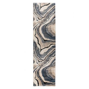 Covor traversa Bologna Albastru 80x300 cm
