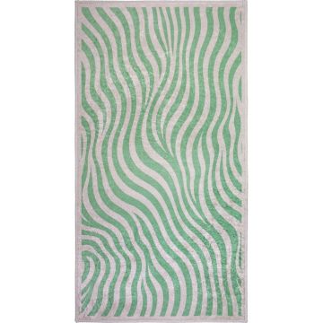 Covor verde lavabil 60x100 cm Green Zebra – Vitaus ieftin