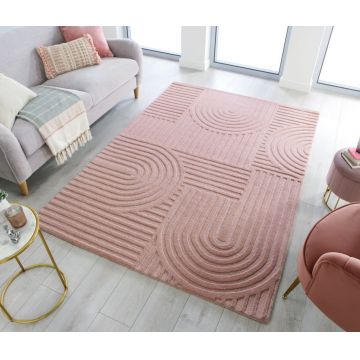 Covor Zen Garden Roz Pal 120X170 cm, Flair Rugs