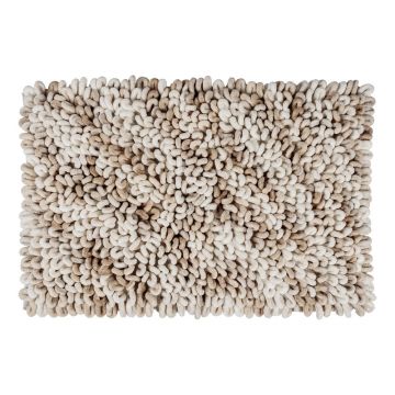 Covoraș de baie bej din material textil 60x90 cm Lerici – Wenko