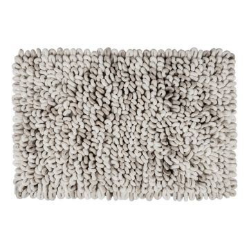 Covoraș de baie grej din material textil 60x90 cm Lerici – Wenko