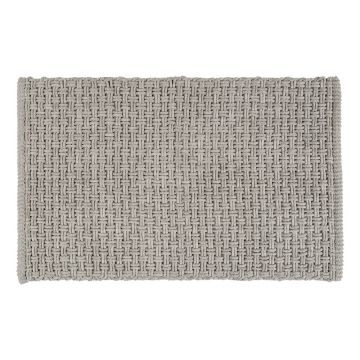 Covoraș de baie gri din material textil 50x80 cm Ecoli – Wenko