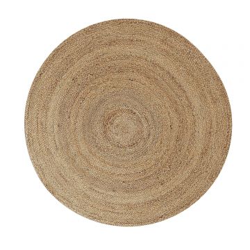 Covor, Conceptum Hypnose, crem, 100x100 cm, 70% bumbac, 30% poliester, antibacterian, 599HFT5385