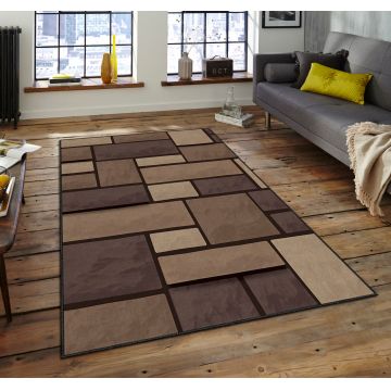 Covor, Conceptum Hypnose, multicolor, 80x140 cm, 100% poliester, antiderapant, 288NGR2178