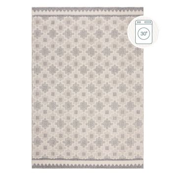 Covor grej lavabil 78x150 cm Graysen – Flair Rugs