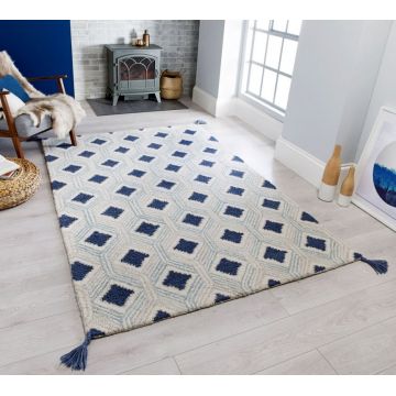 Covor Marco Albastru 160x230 cm, Flair Rugs