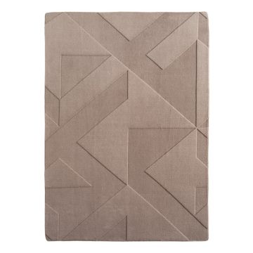 Covor maro deschis lavabil 240x340 cm Pompei 1613 – Ayyildiz Carpets