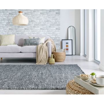 Covor Minerals Gri 80x150 cm, Flair Rugs