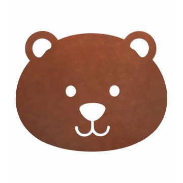 Covor pentru copii maro țesut manual din piele ecologică 111,5x140 cm Bear XXXL Bull – LIND DNA