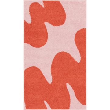 Covor pentru copii roșu/roz 100x170 cm Hugsy Coral – FD
