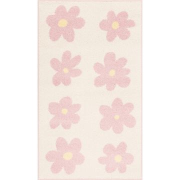 Covor pentru copii roz/fildeș 100x170 cm Dazzy Rose – FD